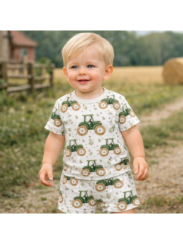 Komplet na lato traktor green